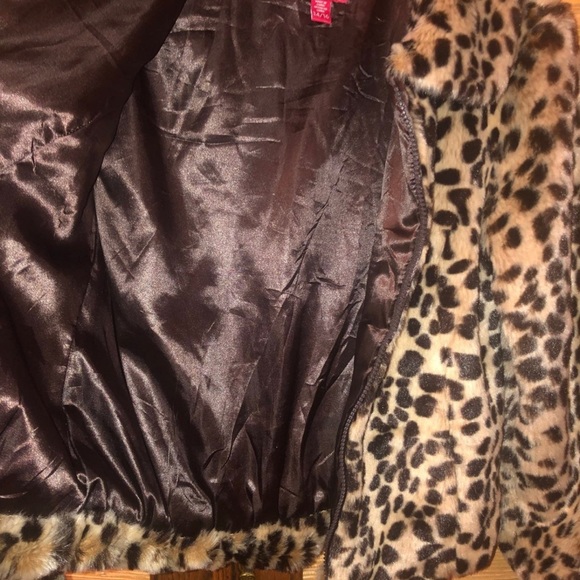 Bongo faux leopard jacket coat, - Picture 5 of 5
